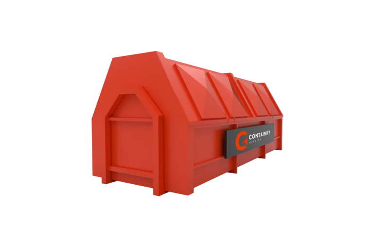 16 m³ lukket container